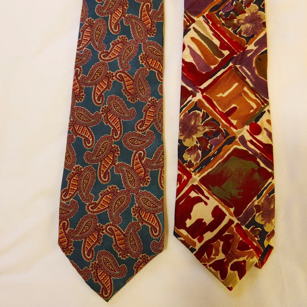 Mario Valentino Silk Ties (2)